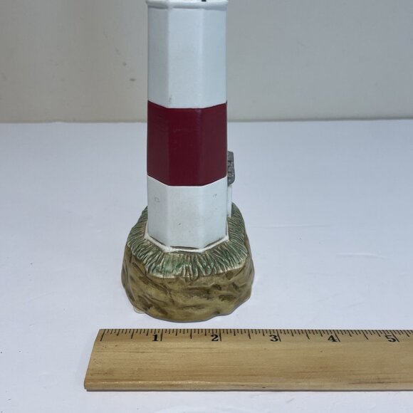 Geo Z Lefton Montauk Lighthouse Figurine Musical Ebb Tide 01425 Vintage 1994 - Picture 11 of 11